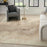Christopher Guy Wool & Silk Sand CGS35 Wool Blend Contemporary Area Rug - 12 Ft x Square