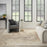 Christopher Guy Wool & Silk Sand CGS35 Wool Blend Contemporary Area Rug - 12 Ft x Square
