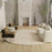 Christopher Guy Wool & Silk Ivory Sand CGS39 Wool Blend Contemporary Area Rug - 6 Ft x Round