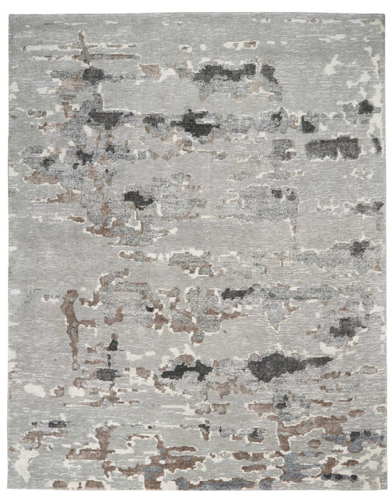 Christopher Guy Wool Mocha CGW05 Wool Blend Contemporary Area Rug - 10 Ft x Round
