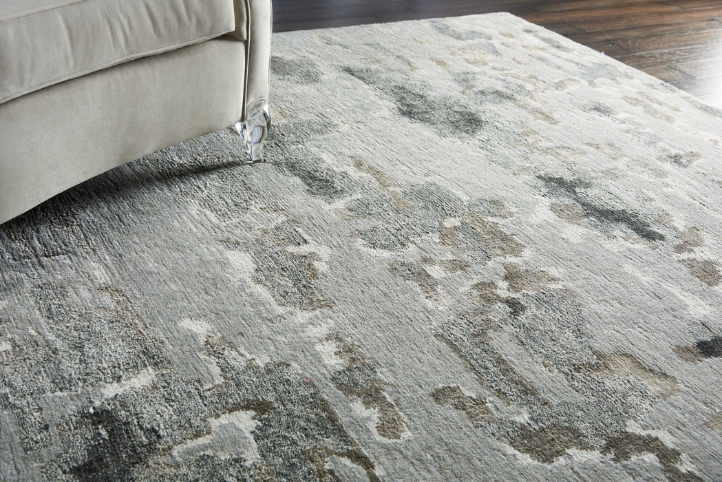 Christopher Guy Wool Mocha CGW05 Wool Blend Contemporary Area Rug - 6 Ft x Round