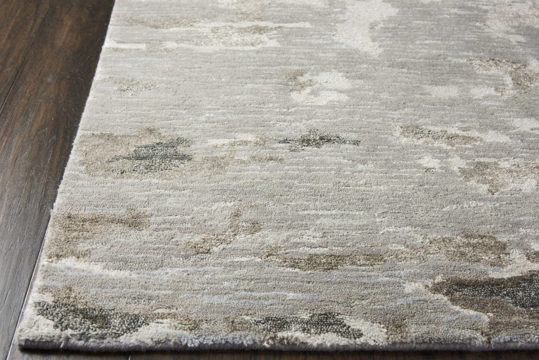Christopher Guy Wool Mocha CGW05 Wool Blend Contemporary Area Rug - 8 Ft x Square
