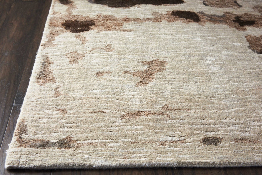 Christopher Guy Wool Natural CGW05 Wool Blend Contemporary Area Rug - 10 Ft x Round