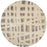 Christopher Guy Wool Marble White Misted Morning CGW12 Wool Blend Contemporary Area Rug - 8 Ft x Square