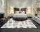 Christopher Guy Wool Marble White Misted Morning CGW12 Wool Blend Contemporary Area Rug - 8 Ft x Round