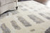 Christopher Guy Wool Marble White Misted Morning CGW12 Wool Blend Contemporary Area Rug - 8 Ft x Square