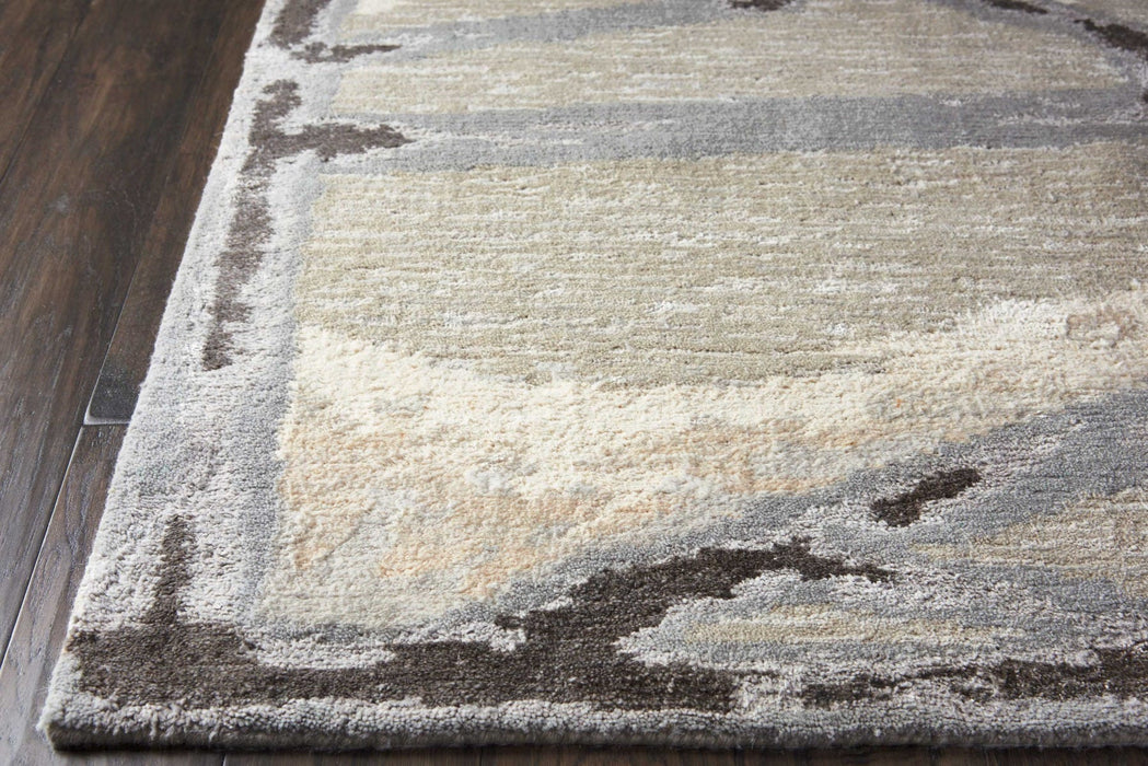 Christopher Guy Wool Eggshell Misted Morning CGW16 Wool Blend Contemporary Area Rug - 12 Ft x Square