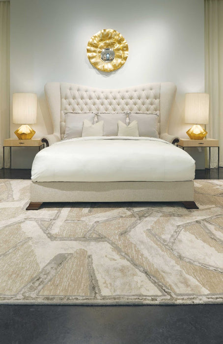 Christopher Guy Wool Eggshell Misted Morning CGW16 Wool Blend Contemporary Area Rug - 12 Ft x Round