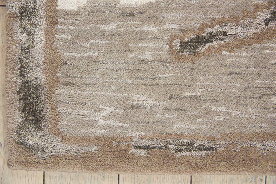 Christopher Guy Wool Silver CGW16 Wool Blend Contemporary Area Rug - 12 Ft x Round