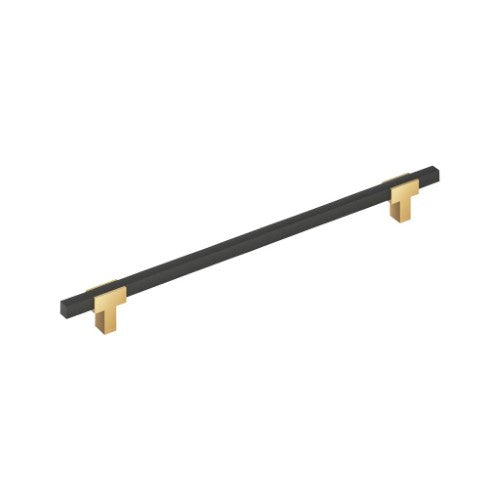 Urbanite Zinc & Aluminum Champagne Bronze / Matte Black Appliance Pull 2