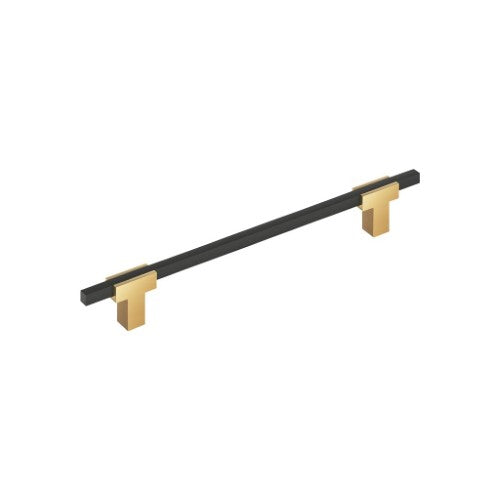 Urbanite Zinc & Aluminum Champagne Bronze / Matte Black Cabinet Pull 5