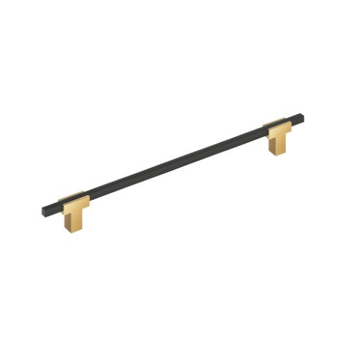 Urbanite Zinc & Aluminum Champagne Bronze / Matte Black Cabinet Pull 7