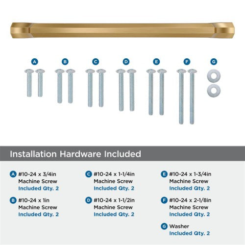 Bellamy Zinc Champagne Bronze Appliance Pull 5