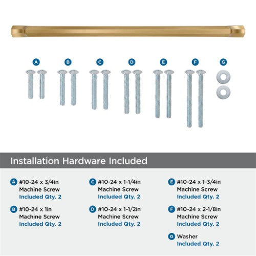 Bellamy Zinc Champagne Bronze Appliance Pull 6
