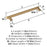 Bronx Zinc & Stainless Steel Champagne Bronze Appliance Pull 4