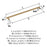 Bronx Zinc & Stainless Steel Champagne Bronze Appliance Pull 6
