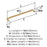 Collet Zinc Champagne Bronze Appliance Pull 4