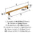 Davenport Zinc Champagne Bronze Appliance Pull 3