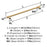 Destine Zinc Champagne Bronze Appliance Pull 4