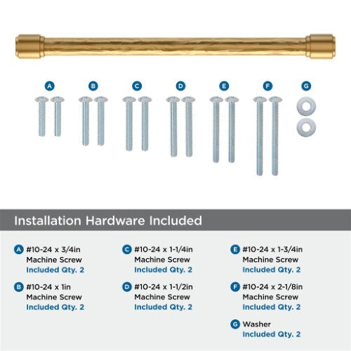 Fairfax Zinc Champagne Bronze Appliance Pull 7