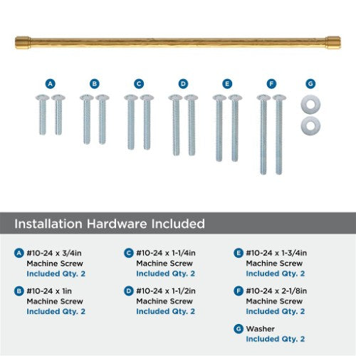 Fairfax Zinc Champagne Bronze Appliance Pull 9