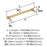 Faraday Zinc Champagne Bronze Appliance Pull 3