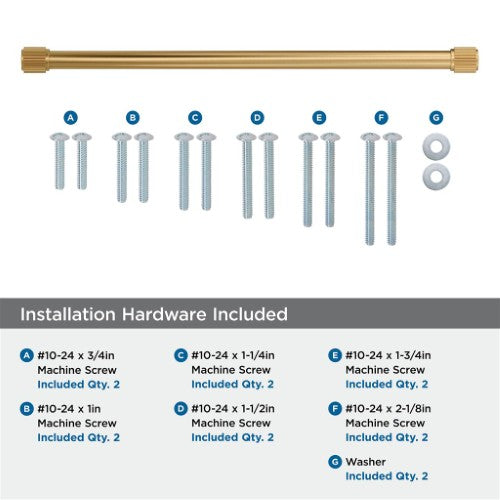 Farewind Zinc Champagne Bronze Appliance Pull 6