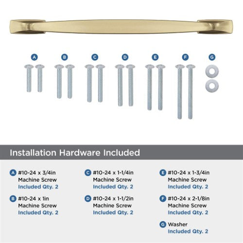 Highland Ridge Zinc Champagne Bronze Appliance Pull 6