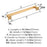 Lintel Zinc Champagne Bronze Appliance Pull 3