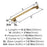 Mulholland Zinc Champagne Bronze Appliance Pull 3