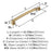 Revitalize Zinc Champagne Bronze Appliance Pull 3