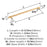 St. Vincent Zinc Champagne Bronze Appliance Pull 4