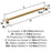 Stature Zinc Champagne Bronze Appliance Pull 4