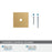 Ladera Zinc Champagne Bronze Cabinet Backplate 3