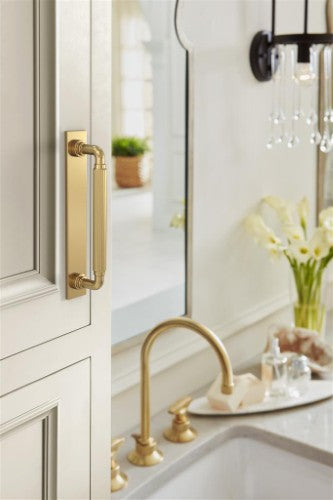 Ladera Zinc Champagne Bronze Cabinet Backplate 33