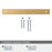 Ladera Zinc Champagne Bronze Cabinet Backplate 30