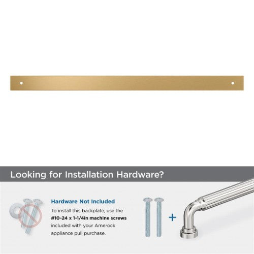 Ladera Zinc Champagne Bronze Cabinet Backplate 22