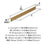 Ladera Zinc Champagne Bronze Cabinet Backplate 12