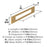 Medora Zinc Champagne Bronze Cabinet Backplate 18