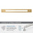 Medora Zinc Champagne Bronze Cabinet Backplate 29