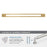Medora Zinc Champagne Bronze Cabinet Backplate 30