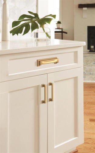 Appoint Zinc Champagne Bronze Cabinet Pull 12