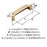 Highland Ridge Zinc Champagne Bronze Cabinet Pull 2