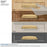 Stature Zinc Champagne Bronze Cabinet Pull 6