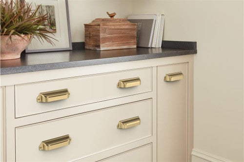 Haven Zinc Champagne Bronze Cabinet Pull 4