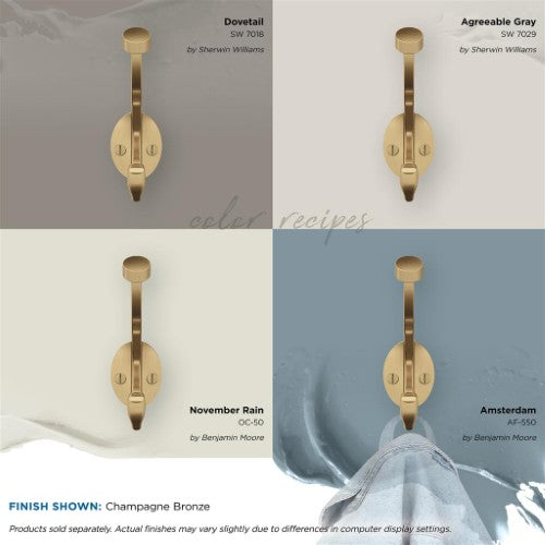 Adare Zinc Champagne Bronze Hook 4