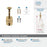 Vicinity Zinc Champagne Bronze Hook 3