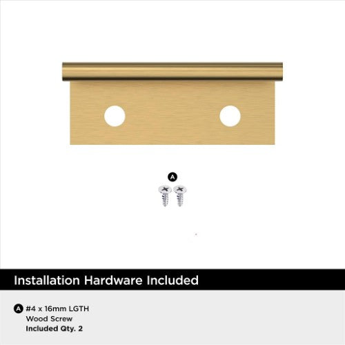 Streamline II Zinc Champagne Bronze Cabinet Pull 11