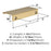 Streamline II Zinc Champagne Bronze Cabinet Pull 8