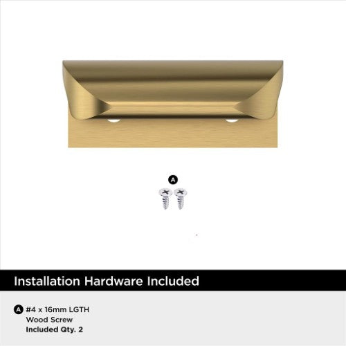 Streamline Tab Zinc Champagne Bronze Cabinet Pull 5